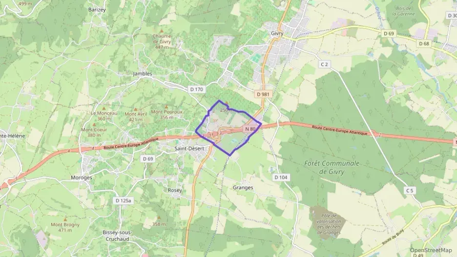 Maison 80 m² trois pièces à vendre à Saint-Désert