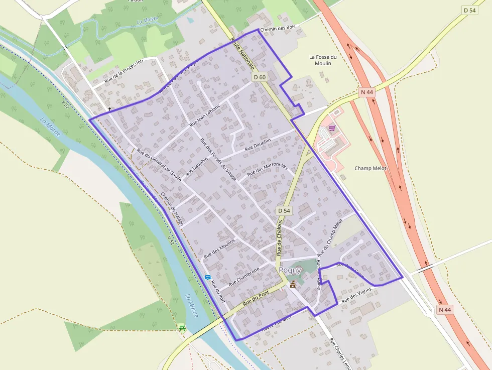 Maison 88 m² quatre pièces à vendre à Pogny