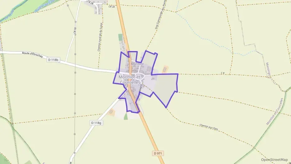 Maison 110 m² quatre pièces à vendre à Montliot-et-Courcelles