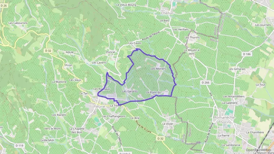 Maison 120 m² quatre pièces à vendre à Fleurie