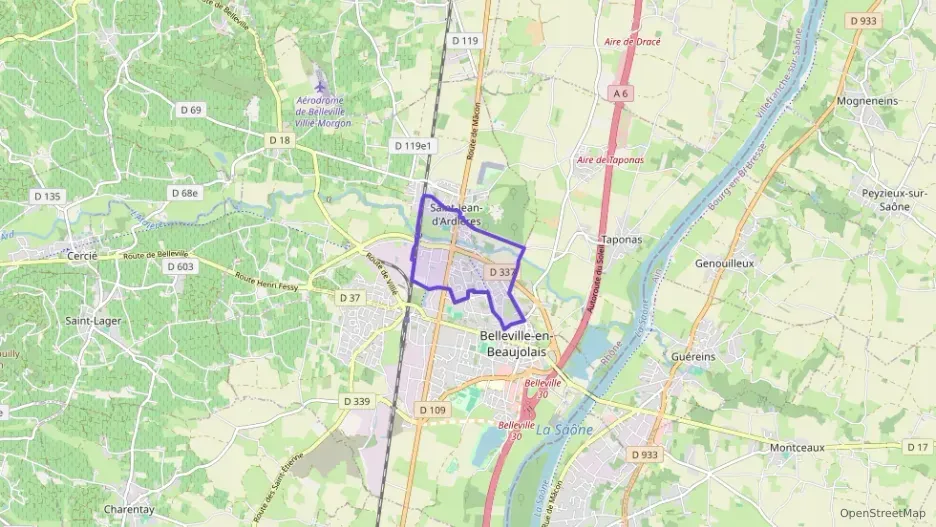 Maison 103 m² cinq pièces à vendre à Belleville-en-Beaujolais