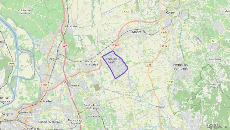 Maison 107 m² quatre pièces à vendre à Althen-des-Paluds