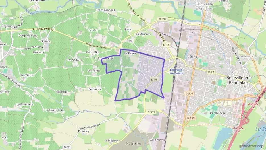 Maison 105 m² cinq pièces à vendre à Belleville-en-Beaujolais