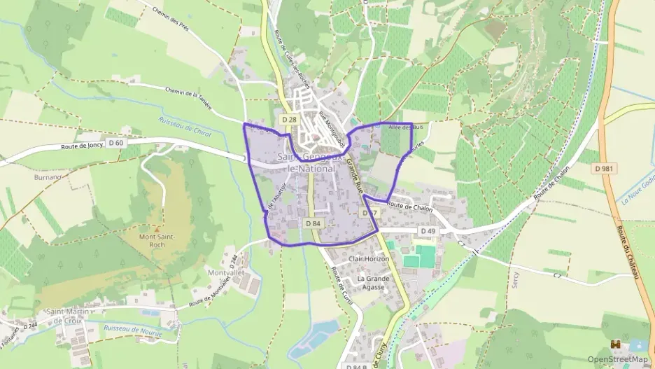 Maison 96 m² trois pièces à vendre à Saint-Gengoux-le-National