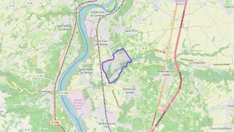 Maison 139 m² six pièces à vendre à Saint-Clair-du-Rhône