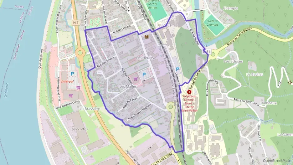 Maison 95 m² cinq pièces à vendre à Saint-Vallier