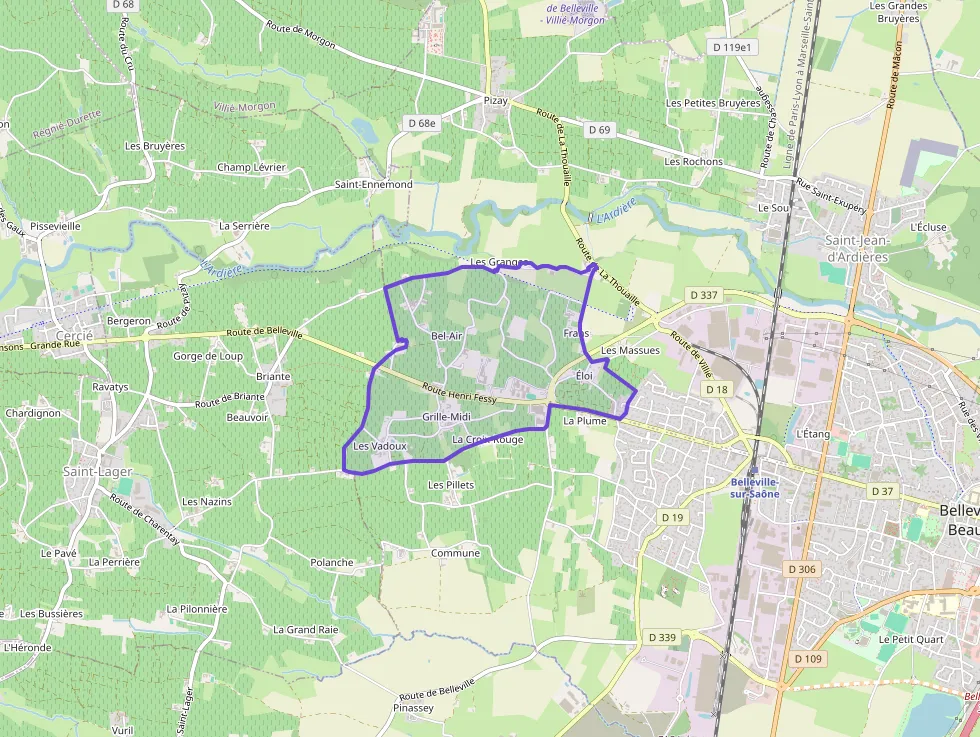 Maison 126 m² quatre pièces à vendre à Belleville-en-Beaujolais