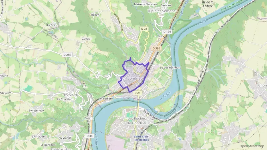 Maison 66 m² trois pièces à vendre à Condrieu