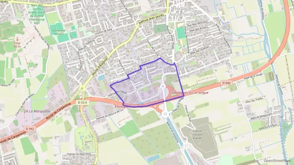 Maison 90 m² quatre pièces à vendre à Entraigues-sur-la-Sorgue