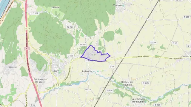 Maison 75 m² quatre pièces à vendre à La Laupie