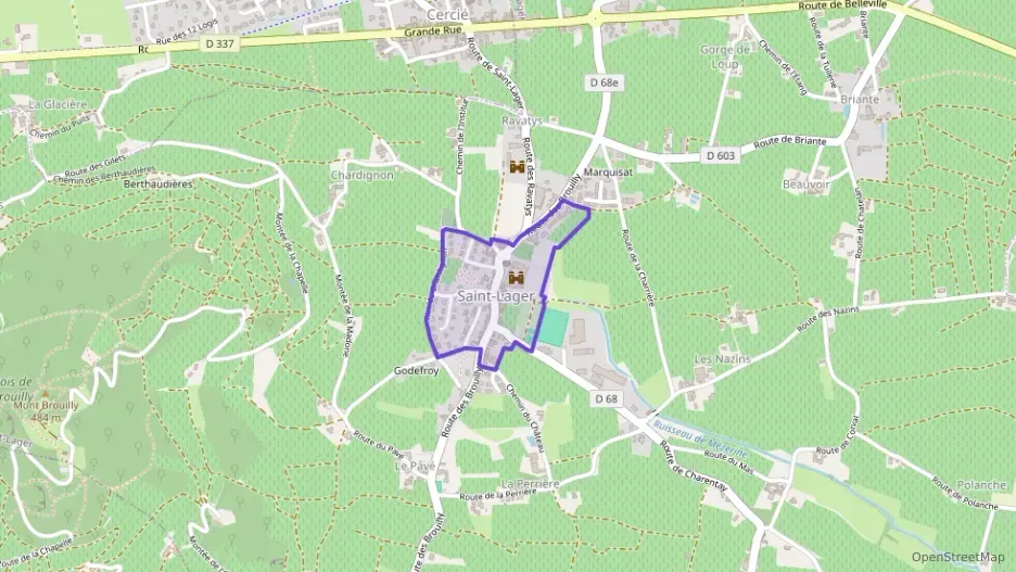 Maison 95 m² cinq pièces à vendre à Saint-Lager Maison 95 m² cinq pièces à vendre à Saint-Lager