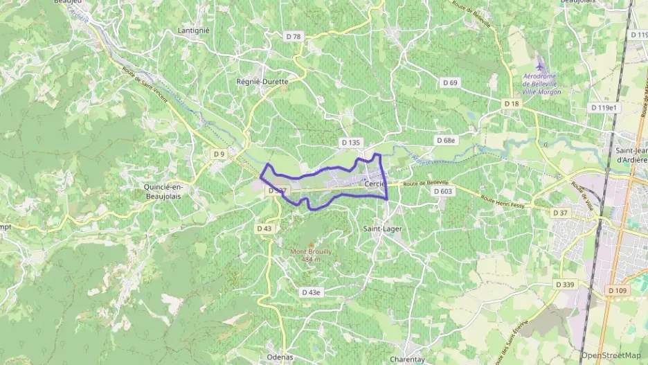 Maison 88 m² quatre pièces à vendre à Cercié