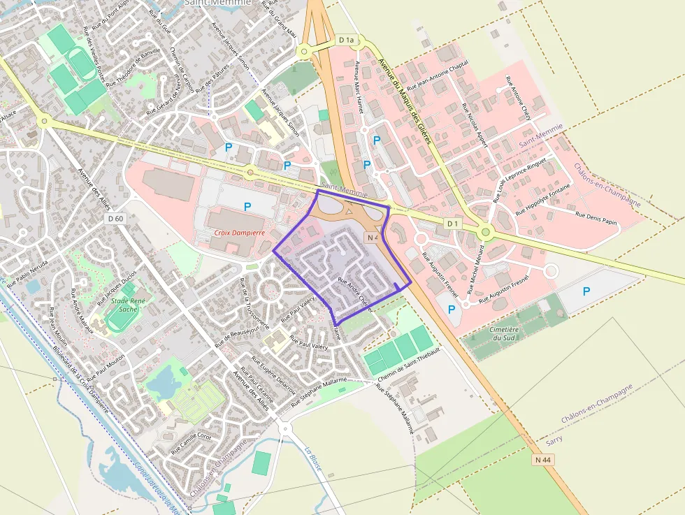 Maison 83 m² quatre pièces à vendre à Châlons-en-Champagne