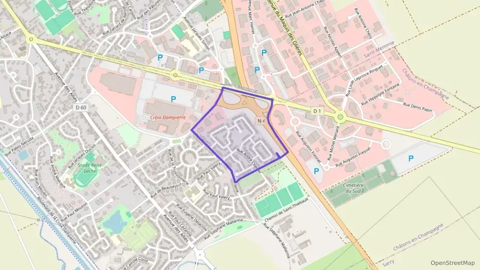 Maison 83 m² quatre pièces à vendre à Châlons-en-Champagne