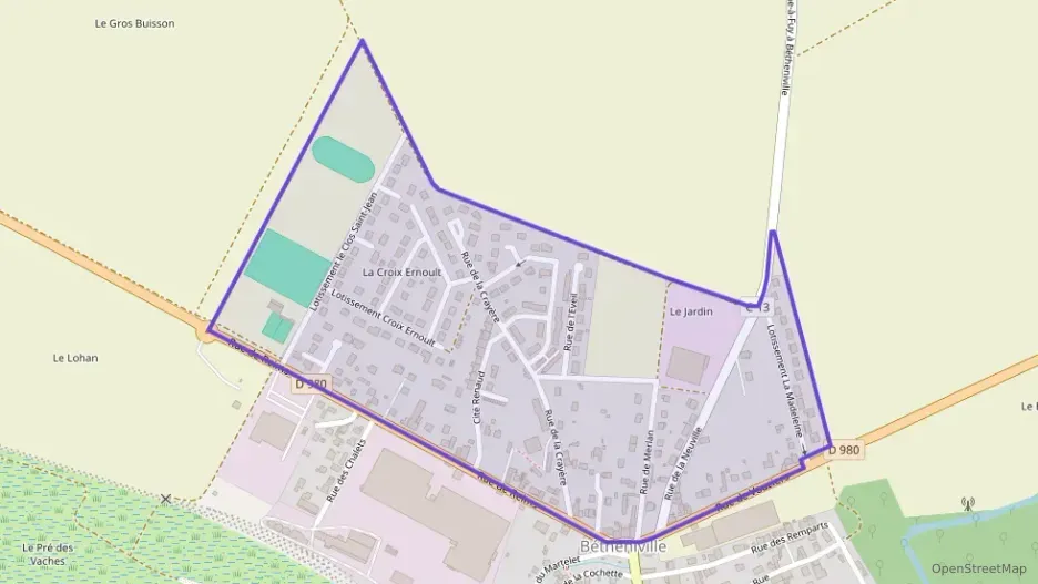 Maison 80 m² quatre pièces à vendre à Bétheniville