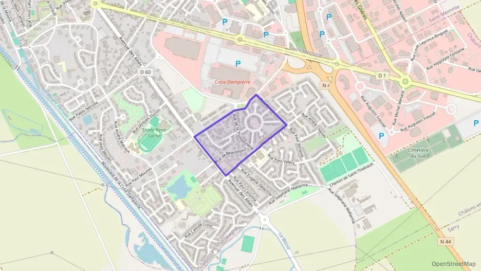 Maison 83 m² quatre pièces à vendre à Châlons-en-Champagne