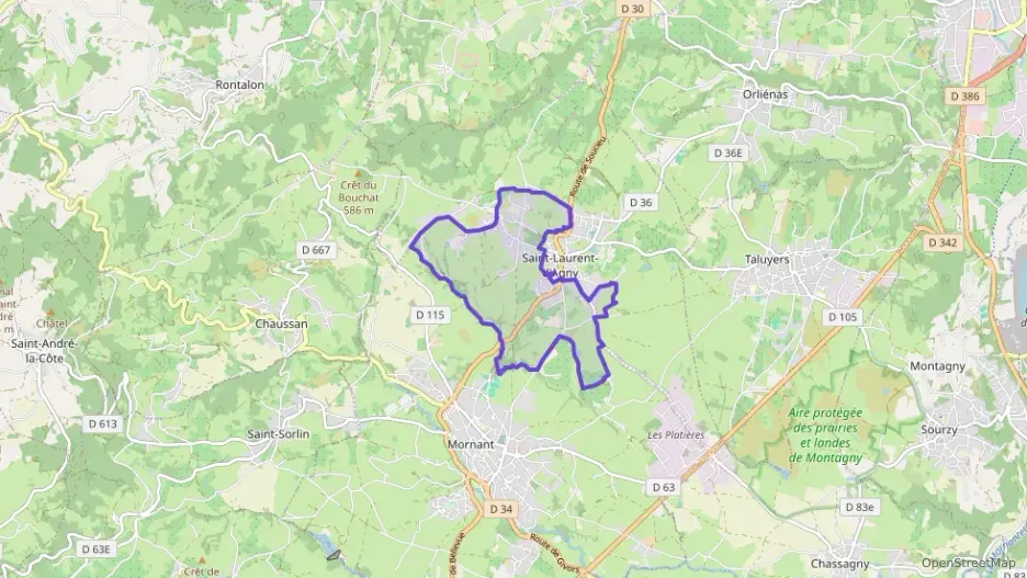 Maison 107 m² quatre pièces à vendre à Saint-Laurent-d`Agny