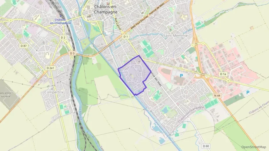 Maison 75 m² quatre pièces à vendre à Châlons-en-Champagne