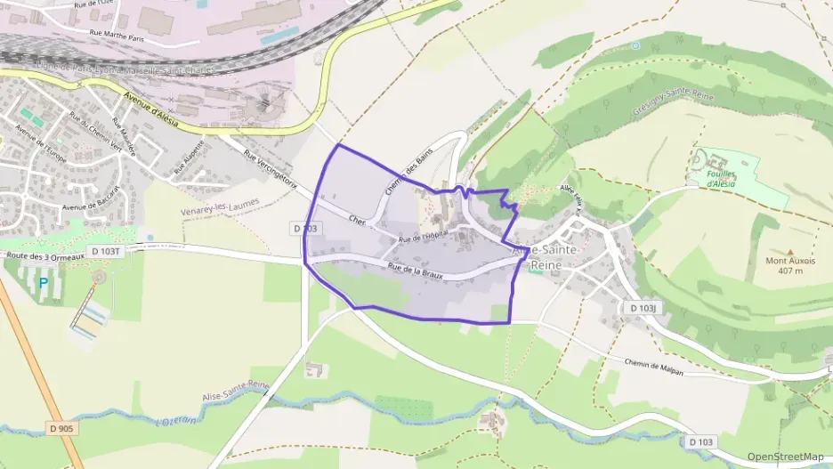 Maison 87 m² trois pièces à vendre à Alise-Sainte-Reine