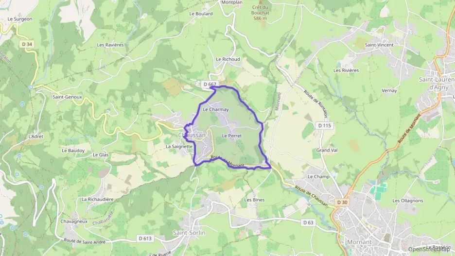 Maison 98 m² quatre pièces à vendre à Chaussan