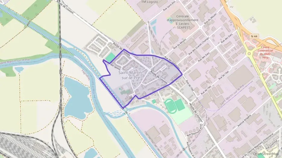 Maison 98 m² quatre pièces à vendre à Saint-Martin-sur-le-Pré
