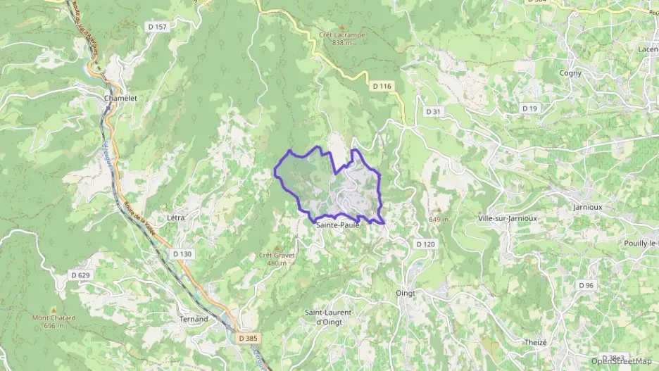 Maison 50 m² trois pièces à vendre à Sainte-Paule