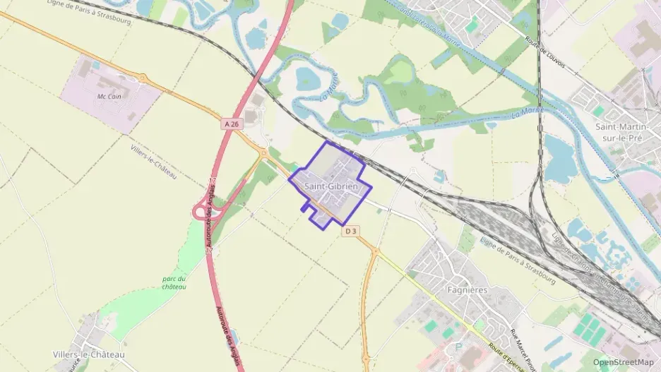 Maison 134 m² quatre pièces à vendre à Saint-Gibrien