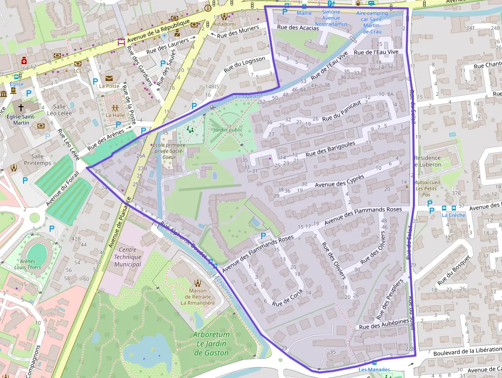 Maison 90 m² quatre pièces à vendre à Saint-Martin-de-Crau