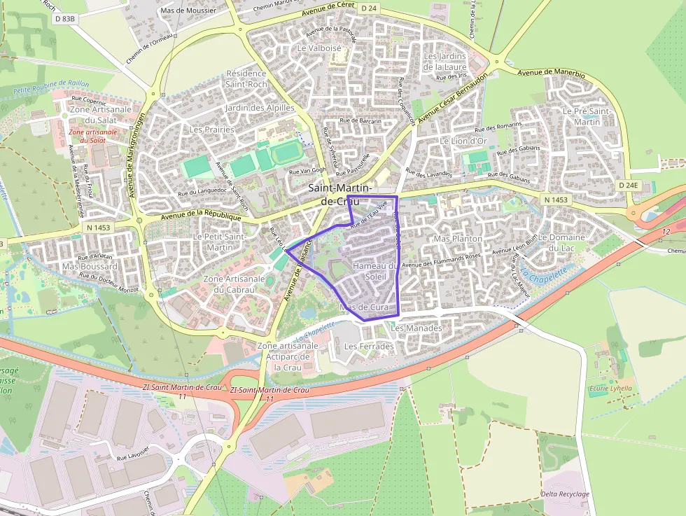 Maison 90 m² quatre pièces à vendre à Saint-Martin-de-Crau