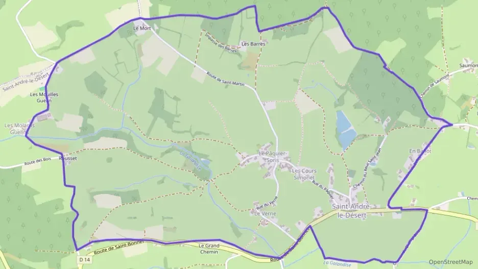 Maison 220 m² cinq pièces à vendre à Saint-André-le-Désert