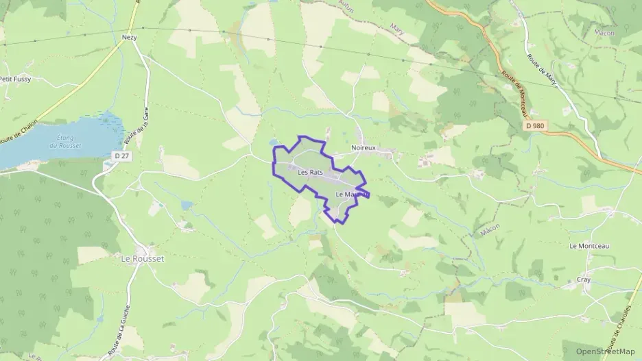 Maison 90 m² quatre pièces à vendre à Le Rousset-Marizy