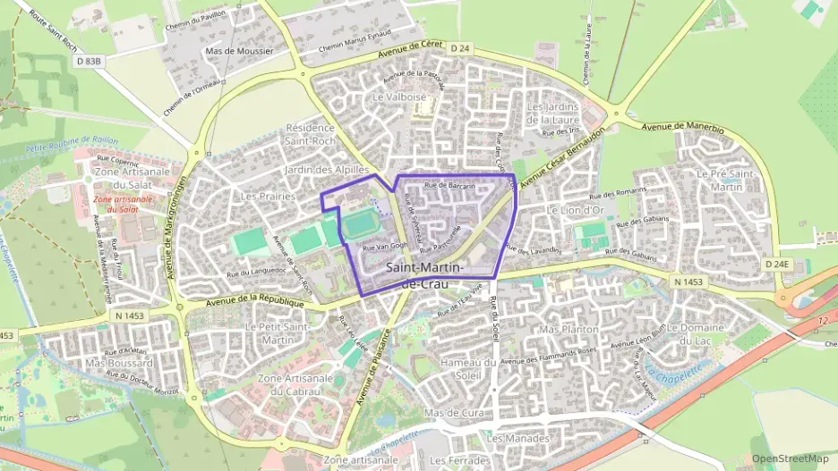 Maison 88 m² quatre pièces à vendre à Saint-Martin-de-Crau