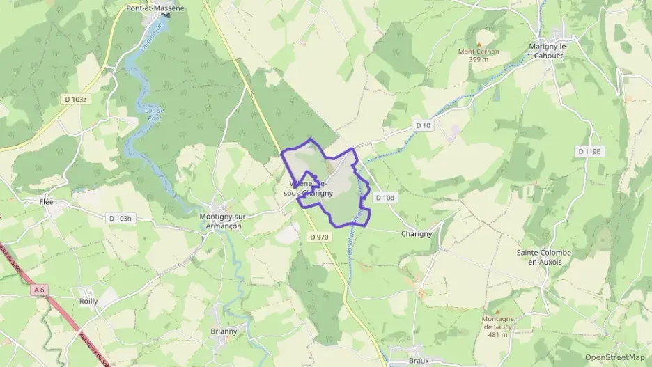 Maison 81 m² trois pièces à vendre à Villeneuve-sous-Charigny