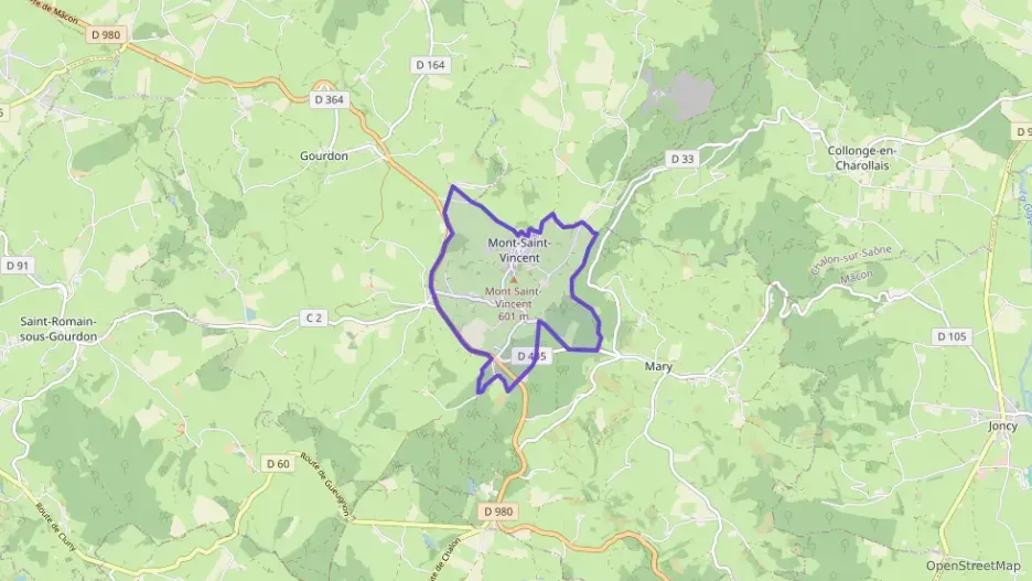 Maison 55 m² trois pièces à vendre à Mont-Saint-Vincent