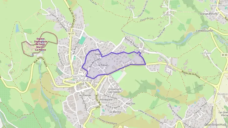 Maison 122 m² six pièces à vendre à Saint-Martin-la-Plaine Maison 122 m² six pièces à vendre à Saint-Martin-la-Plaine