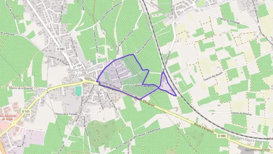 Maison 90 m² quatre pièces à vendre à Saint-Geniès-de-Comolas