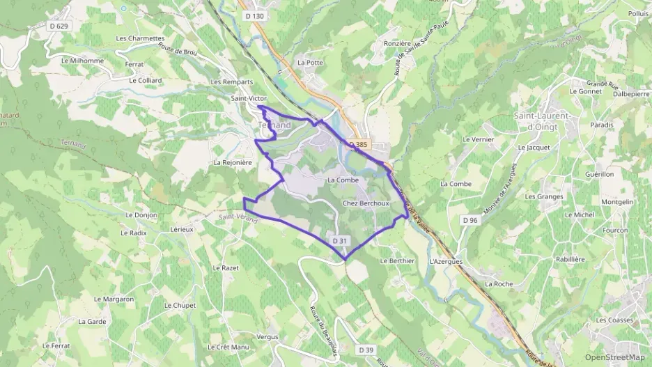 Maison 60 m² quatre pièces à vendre à Ternand