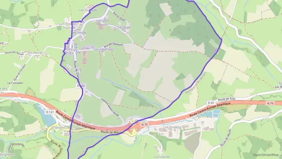 Maison 62 m² trois pièces à vendre à Trivy Maison 62 m² trois pièces à vendre à Trivy