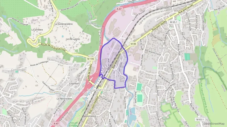Maison 120 m² quatre pièces à vendre à La Grand-Croix