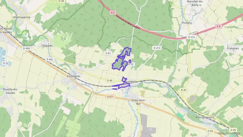 Maison 100 m² quatre pièces à vendre à Courtenot Maison 100 m² quatre pièces à vendre à Courtenot