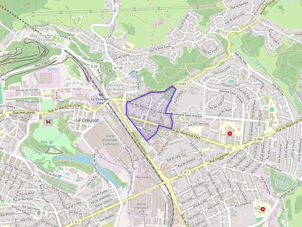 Maison 87 m² quatre pièces à vendre à Le Creusot