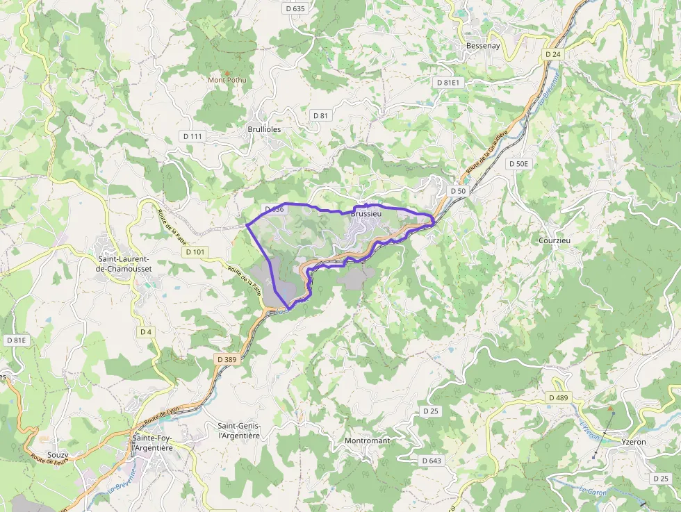 Maison 86 m² trois pièces à vendre à Brussieu