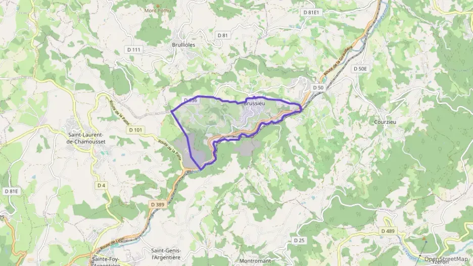 Maison 86 m² trois pièces à vendre à Brussieu