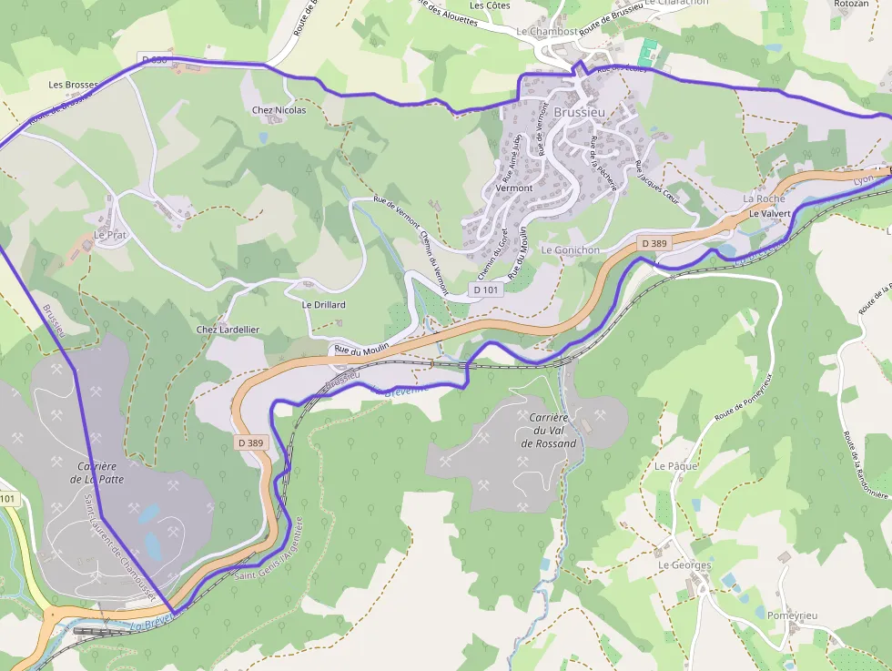 Maison 104 m² quatre pièces à vendre à Brussieu
