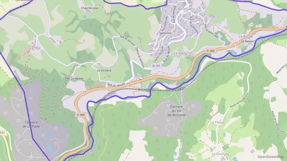 Maison 104 m² quatre pièces à vendre à Brussieu