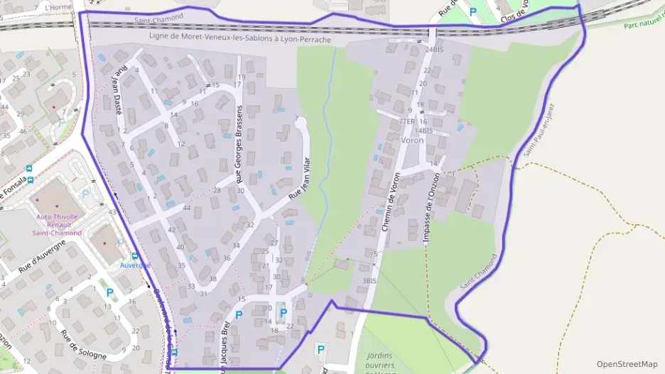 Maison 95 m² quatre pièces à vendre à Saint-Chamond