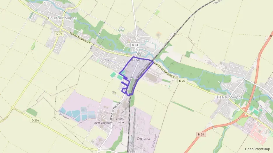 Maison 90 m² trois pièces à vendre à Bazancourt Maison 90 m² trois pièces à vendre à Bazancourt