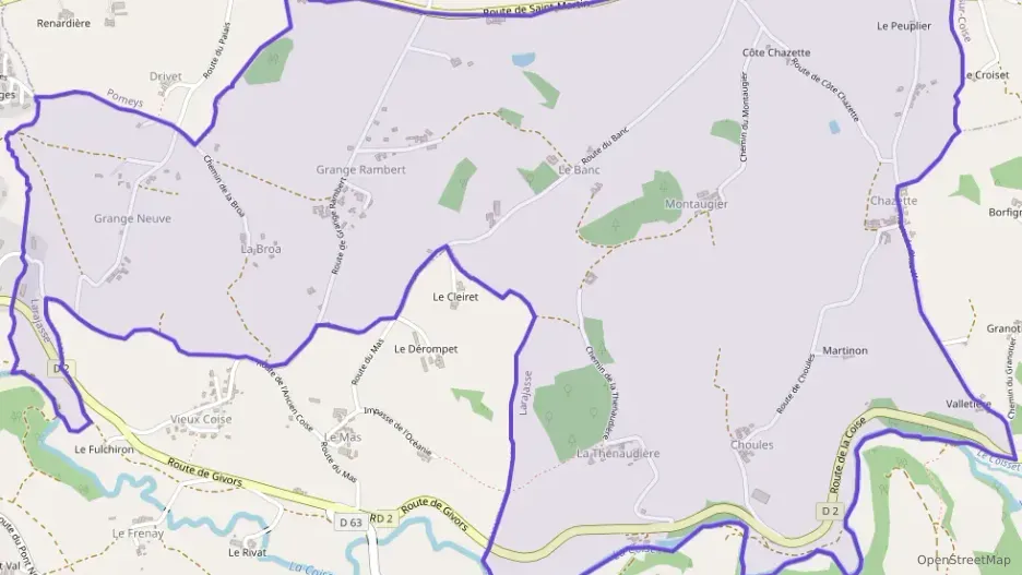 Maison 72 m² quatre pièces à vendre à Larajasse