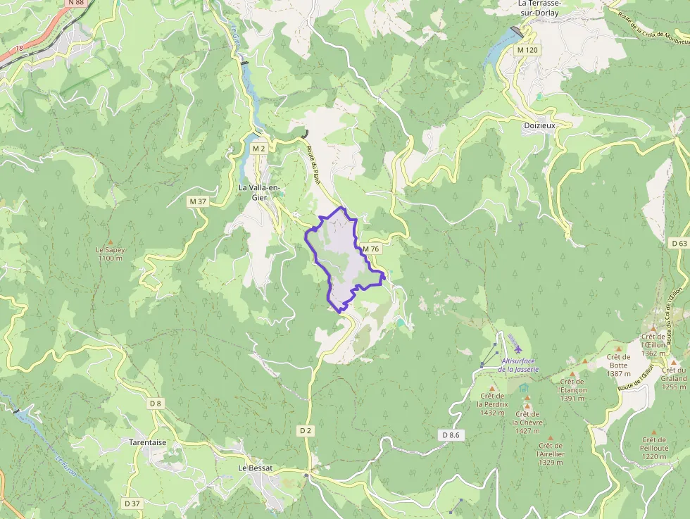 Maison 90 m² quatre pièces à vendre à La Valla-en-Gier