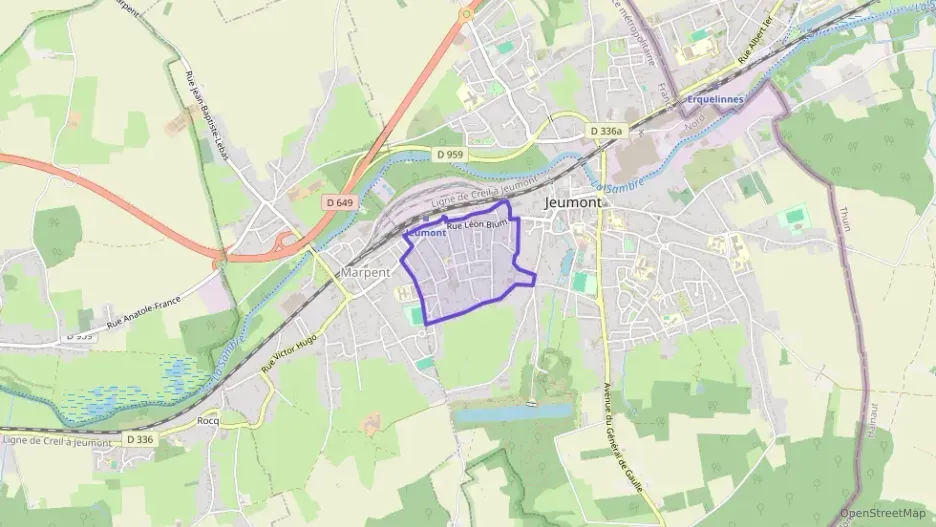 Maison 117 m² sept pièces à vendre à Jeumont Maison 117 m² sept pièces à vendre à Jeumont